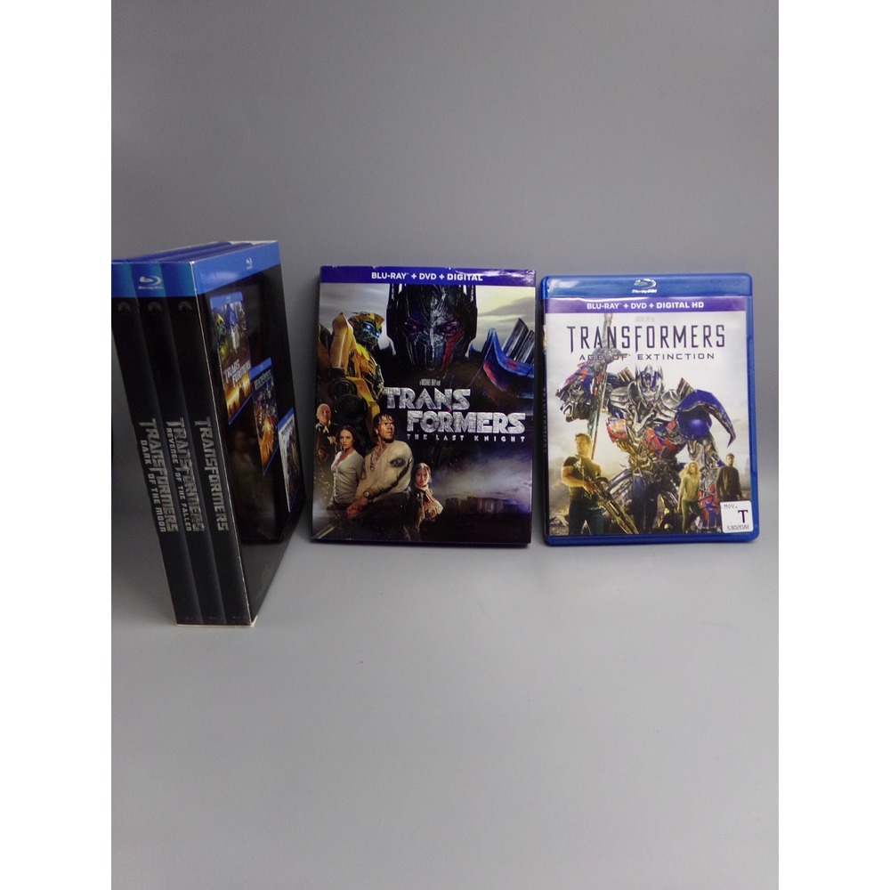 TRANSFORMERS‎ REVENGE OF THE FALLEN DARK MOON AGE EXTINCTION LAST KNIGHT BLU RAY